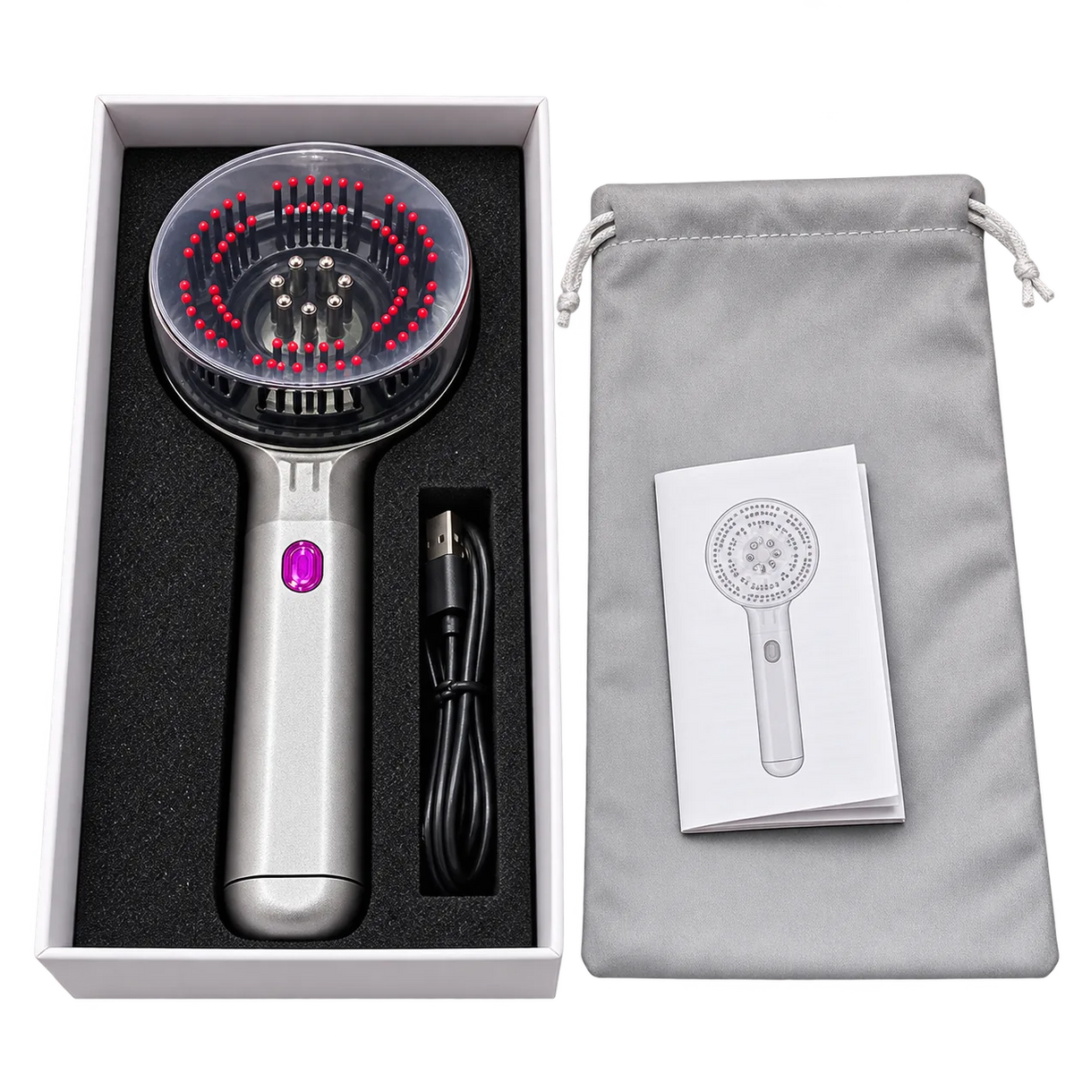 Estimulador de cabello con luz roja