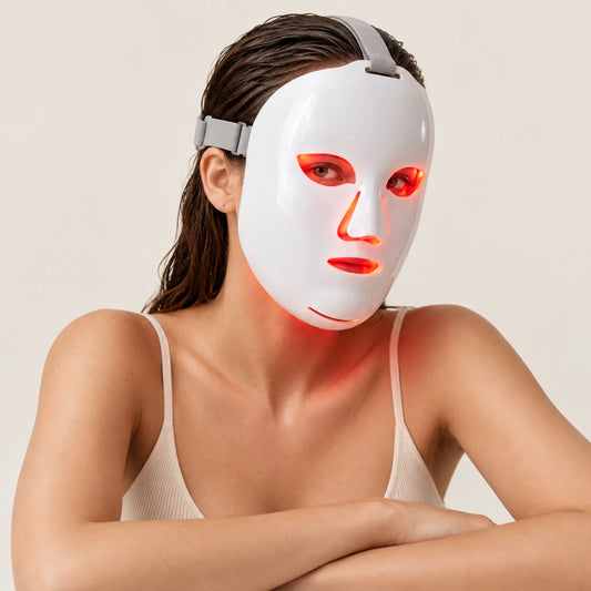 Mascarilla LED de terapia + 5 ud Mascarillas de Regalo